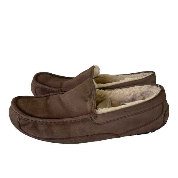 UGG Other - UGG Ainsley Brown Suede Slippers Size 12